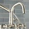 Aqua Vintage AE8408DX Deck Mount Clawfoot Tub Faucet, Brushed Nickel AE8408DX - alternate 4